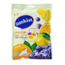 H 해태 썬키스트 캔디 125g(약26개) *3가지 과일맛 과즙잼이 듬뿍