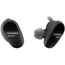 소니 완전 무선 노이즈 캔슬링 이어폰 WF-SP800N : Bluetooth 대응 좌우 분리형 방수 사양 2020년 모델 360 Reality Audio 인정 모델 블랙 WF-SP800N BM