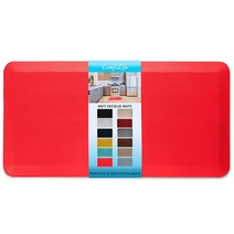 ComfiLife 피로 방지 바닥 매트 1.9cm(3/4인치) 두께의 완벽한 주방 매트 스탠딩 데스크 매트 가정 사무실 차고에서 편안함 내구성 얼룩 방지 미끄럼 방지, Silver