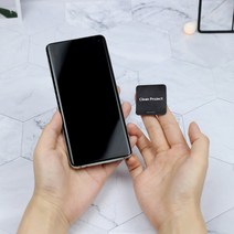 (국내생산) 클린프로젝트 반영구 탈부착 스마트폰 글라스 액정클리너 핸드폰닦이 극세사닦이 안경닦이, 스마트 글라스 클리너