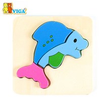 a4837 h31 비가(VIGA) 베이비퍼즐 돌고래 (V59934) 퍼즐제작/공룡인형/블럭아이/아기거울/동방/로보타임/스크래치그림/퍼즐액자/백호/원목교구, 단일 수량