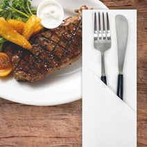 디너냅킨 접지 무형광 무지 백색 2겹 420X420mm 1000매 호텔 파티 레스토랑 고급 냅킨, MS29_디너냅킨 420X420mm 1000매