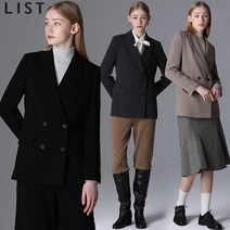 리스트 피크드 라펠 더블 재킷 TWSJKL80030