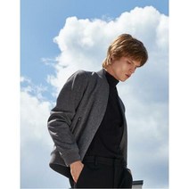 마에스트로 남성 21FW 그레이 멜란지 울혼방 긴팔캐주얼점퍼 MAJU1C103G2