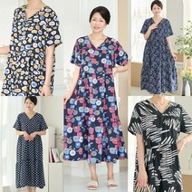 로즈맘 [엄마옷 로즈맘] 페이셔링인견롱원피스