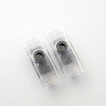 미니쿠퍼 도어라이트 무변색 고급 도어램프 MINI 악세사리 세트 컨트리맨 클럽맨 쿠페, MINI Classic로고(2개 1세트)