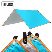 3x5m 3x4m 태양 보호소 텐트 tarp beach 방수 그늘 야외 캠핑 해먹 레인 풀 tarpaulin garden tourist awning canopy, 푸른, 협력사