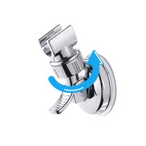 프리핸즈 샤워기 걸이 헤드 고정 초강력 고정대, 실버