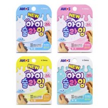 아모스 아이슬라임 트윙클 70g 투명 하늘 핑크 노랑 반짝반짝 안전한 슬라임 집에서 놀기 가성비 슬라임 아이들이 좋아하는 촉감놀이 초등학생 핫아이템, 옐로우