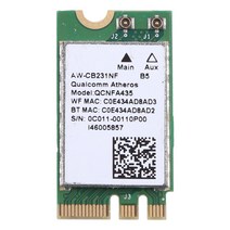 QCA9377 용 경량 무선 어댑터 카드 QCNFA435 802.11ac 2.4G/5G NGFF, 하얀색