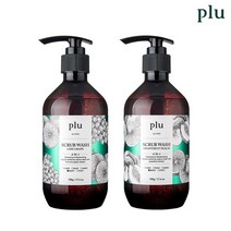[플루] 데일리 스크럽워시 500g 1+1, 자몽피치 500g/라임 그레이프 500g, 상세설명 참조