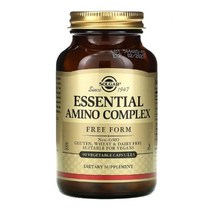 솔가 필수 아미노산 Solgar Amino Complex 90 식물성 캡슐 히스티딘 아이소류신 리우신 리신 메티오닌 시스테인 페닐알라닌 티로신 트레오닌 발린 셀룰로스 스테아르산