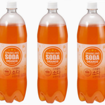 Only Price 스파클링 소다 (오렌지향)(1.5L)X3개, 3개입, 1.5ml