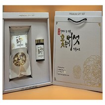 꽃송이 버섯 선물세트 (미세분말 가루80g*1개+건조40g*1개) 부모님 가족 추석 명절 선물용 국산 무농약버섯 선물박스 쇼핑백증정