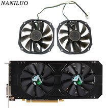 그래픽 카드 냉각 팬 Maxsun Yeston RX480 570 580 GPU 쿨러 85mm 4 핀 VGA 세트당 2 개