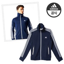 아디다스 남녀공용 클라이마웜 기능성 3ST 트랙탑 트랙자켓-AY3726