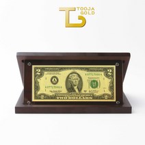순금 행운의 2달러 상패 18.75g 집들이 퇴사 개업 선물