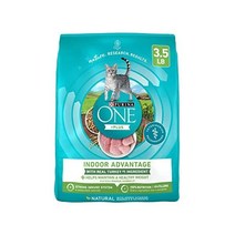 퓨리나 ONE 내추럴 저지방 체중 조절 실내 건조 고양이 사료 Plus 실내 장점 16Lb. 가방, Dry Food, Turkey, 3.5 lb. Bag