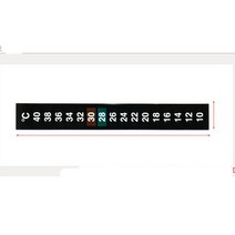 온도계 스티커 수족관 어항 붙이는 온도개 대략적인 간편 온도게 써모미터 측정