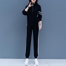 여성 상하 트레이닝 캐주얼 패션 맨투맨 트레이닝 세트 여 가을 겨울 여성 러닝복 캐주얼 투피스