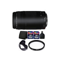 캐논 EF 75-300mm Autofocus 렌즈 번들 f/ 캐논 EOS Rebel T6 T6i 70D 80D 카메라