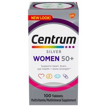 센트룸 실버 우먼 여성 종합 멀티비타민 100정