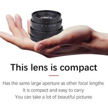 RISESPRAY 대형 조리개 표준 프라임 APS-C 인물 수동 초점 렌즈 캐논 니콘 후지 라이카 시그마용 50mm F1, 06 L-마운트