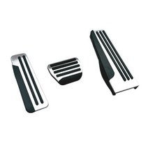 액셀 가스 브레이크 페달 발판 케이스 패드 트림 액세서리 인피니티 G25 G35 G37 Q50 Q60 EX25 QX50 QX70 EX FX M25 Q60S, Footrest And AT 2pcs