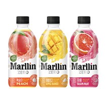 웅진 자연은 더말린 제로 복숭아 자몽 애플망고 음료, 10, 500ml