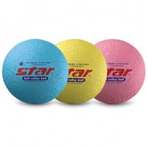 스타 소프트발리볼 8호 피구 족구 다용도 공놀이, 색상:파랑