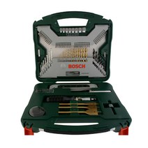 보쉬 드릴비트 기리세트 100pcs 철재 목재 콘크리트, 1.드릴비트세트 100pcs