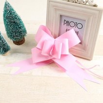 웨딩카장식 자동차 100pc 대형 5030mm 아름다운 실버샴페인 활 리본 선물 포장, 4.5cm, 5