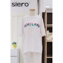 시에로 [시에로] 스팽글 PORTLAND 반팔 TS (TSF043)