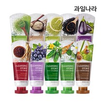 [과일나라] 세안이야기 딥 클렌징폼 120g x 5개, 선택:오이