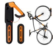 자전거거치대 실내 다용도실 바퀴걸이 자전거벽걸이 벽 고정 거치대, 블루