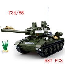 워해머 탱크 세트 2023 군용차 모델 빌딩 블록 ww2 독일 미국 T34 제 2 차 세계 대전 1 i ii 기갑 육군 대포, 4.0689 no box