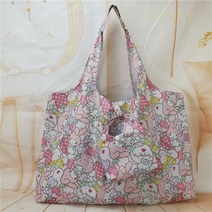 대용량 대형 마켓 식자제 마트 장 바구니 숄더 에코 쇼핑 백 가방 60cm 접이식, 10
