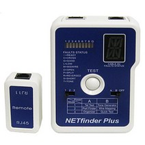 강원전자 넷메이트 NETfinder Plus 256777 LF 랜 케이블 테스터기 (RJ45 RJ11), 1개