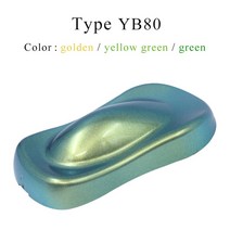 YB80 카멜레온 안료 아크릴 파우더 코팅 염료 10 그램/가방 공예 자동차 자동차 그림 장식 예술|Paint By Number Paint Refills|, 단일