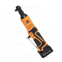 너트러너 충전식 렌치 전동 토크 헤드 플랜지 래칫, 12V 플라스틱 상자 배터리 2개 + 고급 세트