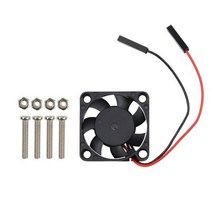 송풍구선풍기 거치대 자동차 차량용 조정 가능한 라즈베리 파이 CPU 냉각 팬 4 B 3B + 2B, Black