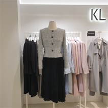 KL NC10 플리츠 블록 레이어링원피스 KEOPMB0300