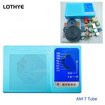 자동차 앰프 차량 오디오 튜닝 12V 24V LOTHYE다중 유형 FM AM 라디오 DIY 전자 키트 67 튜브 수신기 교육 회로 기판 납땜 조립, Type 6