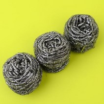 철 수세미 3개입 펜션 캠핑 업소용 음식점 마트 카페 고깃집 고기판 불판, 기본, 기본