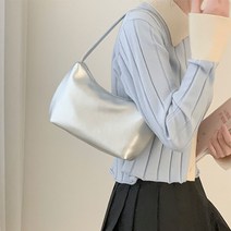 베이직실버백 토트백 숄더백 에나멜 가방 미니백