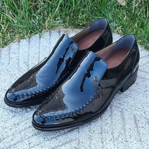 젠틀안트 골퍼라인 펀칭 슬립온로퍼 블랙유광 CZ1052