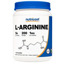 뉴트리코스트 L-아르기닌 무맛 1kg, 1개, 1개, 기본