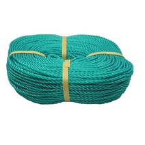 LW09704F 산업용 PE 100m 국산 자재 로프 녹색 6mm 현수막 다용도 빨래줄 PP