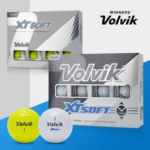 볼빅 NEW XT 소프트 골프볼(3PCS) 12알, 옐로우