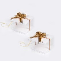 star starred 투명 케이크 상자 흰 뚜껑 올인클루시브, 스몰(1호 1단) 2개, 1개